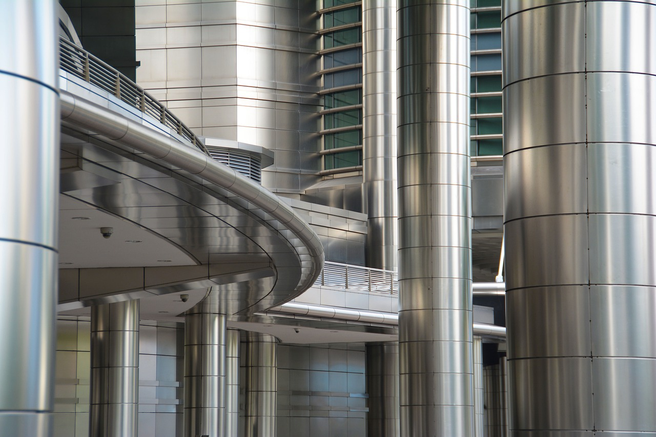 Stainless steel architectural structures